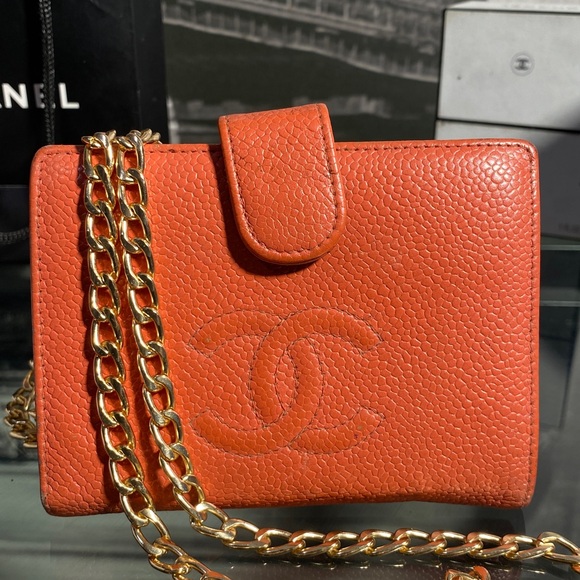 Authentic Rare Chanel Timeless CC Caviar Leather Purse Wallet - Picture 3 of 16